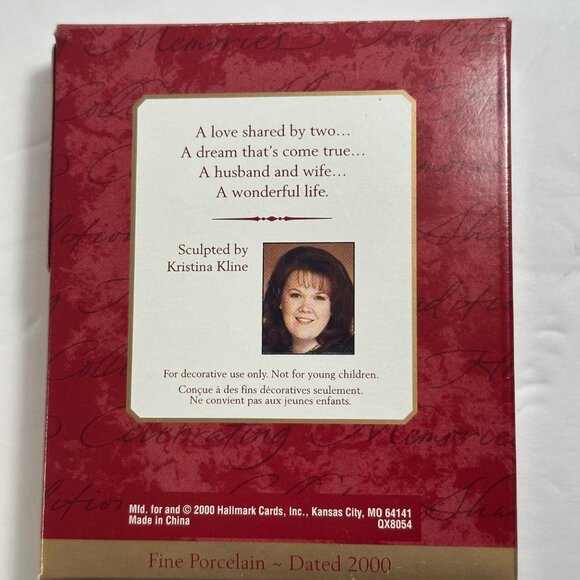 Hallmark Keepsake Ornament 2000 Our Christmas Together Fine Porcelain Decoration - Picture 6 of 6